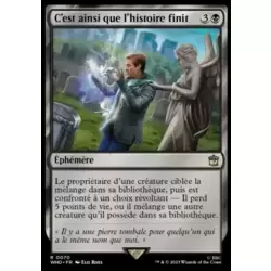 C'est ainsi que l'histoire finit