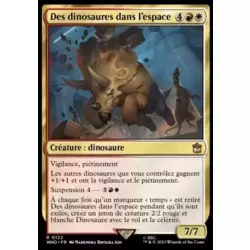 Des dinosaures dans l'espace