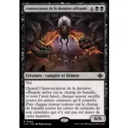 Annonciateur de la dernière offrande
