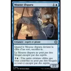 Mousse disparu