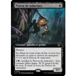 Pisteur de stalactites