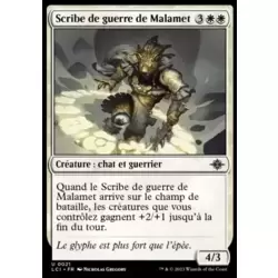 Scribe de guerre de Malamet