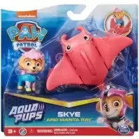 Aqua Pups - Skye and Manta Ray