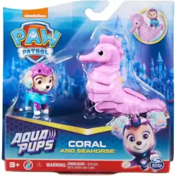 Aqua Pups - Coral and Seahorse