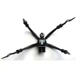 Venom - Teeth Parted, 4 Back Appendages Large