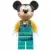 Lego Disney Minifigures - Mickey Mouse - Dark Turquoise Overalls