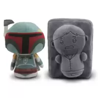 Exclusive Han Solo in Carbonite & Boba Fett
