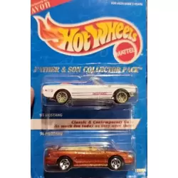 Avon Mattel 1995 father son pack mustang 2 pack