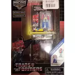 Micro Figures Transformers - Optimus Prime & Starscream
