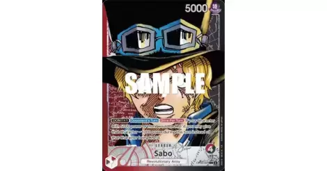 Carte One Piece Awakening Of The New Era OP05-001 : Sabo