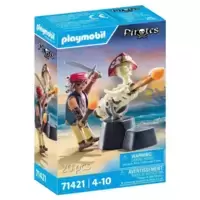Playmobil Pirates 5947 pas cher, Coffre transportable île au trésor de  pirate