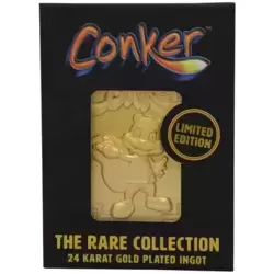 Conker - 24k Gold Plated Ingot - The Rare Collection
