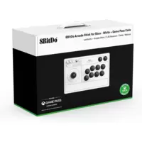 8Bitdo Arcade Stick for Xbox & PC - White