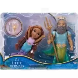 Ariel and King Triton Petite Gift Set