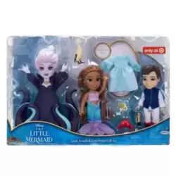 Ariel, Ursula & Eric Petite Doll Gift Set