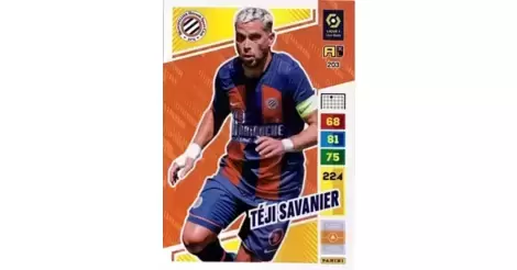 Elye Wahi - Montpellier Hérault SC - carte Adrenalyn XL 2023-2024 - France