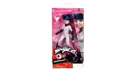 Miraculous Ladybug and Cat Noir Toys Multimouse Fashion Doll | Articulated 26 cm Multimouse Doll with Accessories Kwami | Bandai Dolls