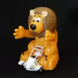 Kart avec Lion géant - Crédit Lyonnais  - TdF 2002