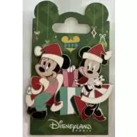 DLP - Christmas 2023 - Mickey and Minnie Mouse as Santa and Mrs. Claus