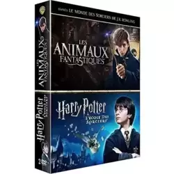 Coffret Harry Potter à l'école des Sorciers + Les Animaux Fantastiques