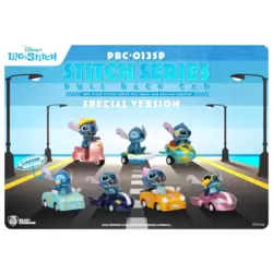 Stitch Series Pull Back Car Special Version Blind box Set (6pcs)