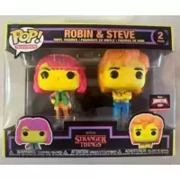 Stranger Things - Robin & Steve Blacklight  2 Pack