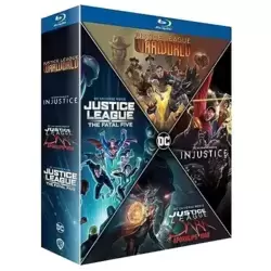Justice League : 4 Films animés [Blu-ray]