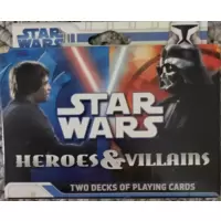 Star Wars Heroes Vs. Villains Playing Cards