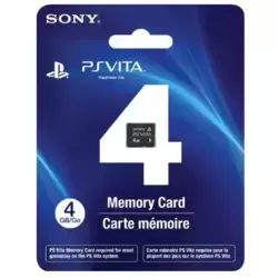 Carte Mémoire 4 Go pour PS Vita