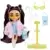 Barbie Extra Dolls & Playsets - Barbie Extra Mini Mini Denim Dress with Faux Fur Coat