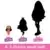 Barbie Extra Dolls & Playsets - Barbie Extra Mini Minis Brunette Doll, Lightning Dress