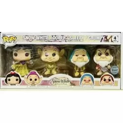 Snow White - Snow White, Dopey, Sleepy & Grumpy 4 Pack Diamond Collection