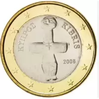 1 euro - Chypre - 2008