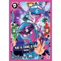 Kai & Zane d'or Néon