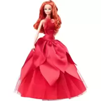 2022 Holiday Barbie Doll, Red Hair