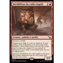 Déchiffreur de codes fugitif