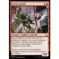 Escroc acculé
