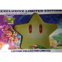 The Super Mario Bros Movie Édition Collector Limitée 4k Boîtier Étoilé En Métal