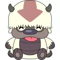 Avatar The Last Airbender - Appa Blep Stickie (6in)