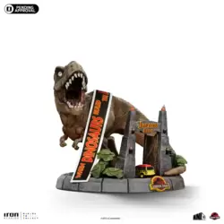 Jurassic Park - T-Rex Illusion Deluxe Minico - Commemorative Diorama (5.8 )