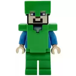 Steve - Bright Green Legs, Helmet, and Armor