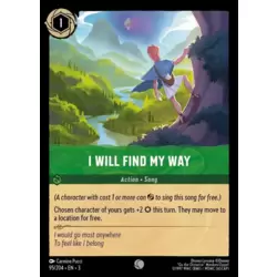 I Will Find My Way