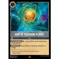 Map of Treasure Planet