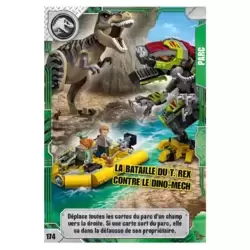La bataille du T. rex contre le Dino-Mech