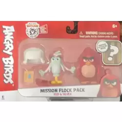 Mission Flock Pack - Red & Silver