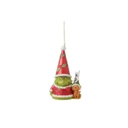 Grinch Gnome with Max - Ornament