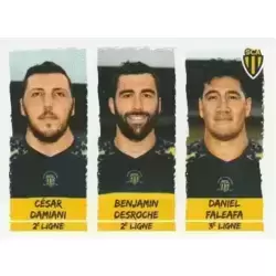 César Damiani , Benjamin Desroche , Daniel Faleafa - Sporting Club Albigeois