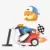Garfield Day Dream - Housework Racing Driver