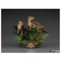 Jurassic Park - Just The Two Raptors - Deluxe Art Scale
