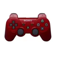 Manette PS3 Dual Shock 3 - rouge